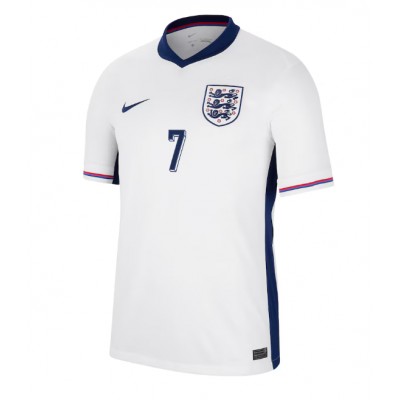 England Bukayo Saka #7 Hjemmebanetrøje EM 2024 Kortærmet England Bukayo Saka #7 Hjemmebanetrøje EM 2024 Kortærmet